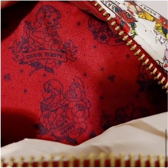 NWT Loungefly Snow White tattoo backpack - Picture 10 of 12